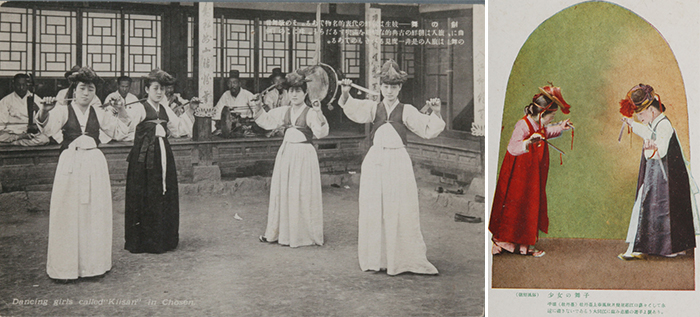 대정권번 기생의 검무 / 어린 춤꾼의 검무